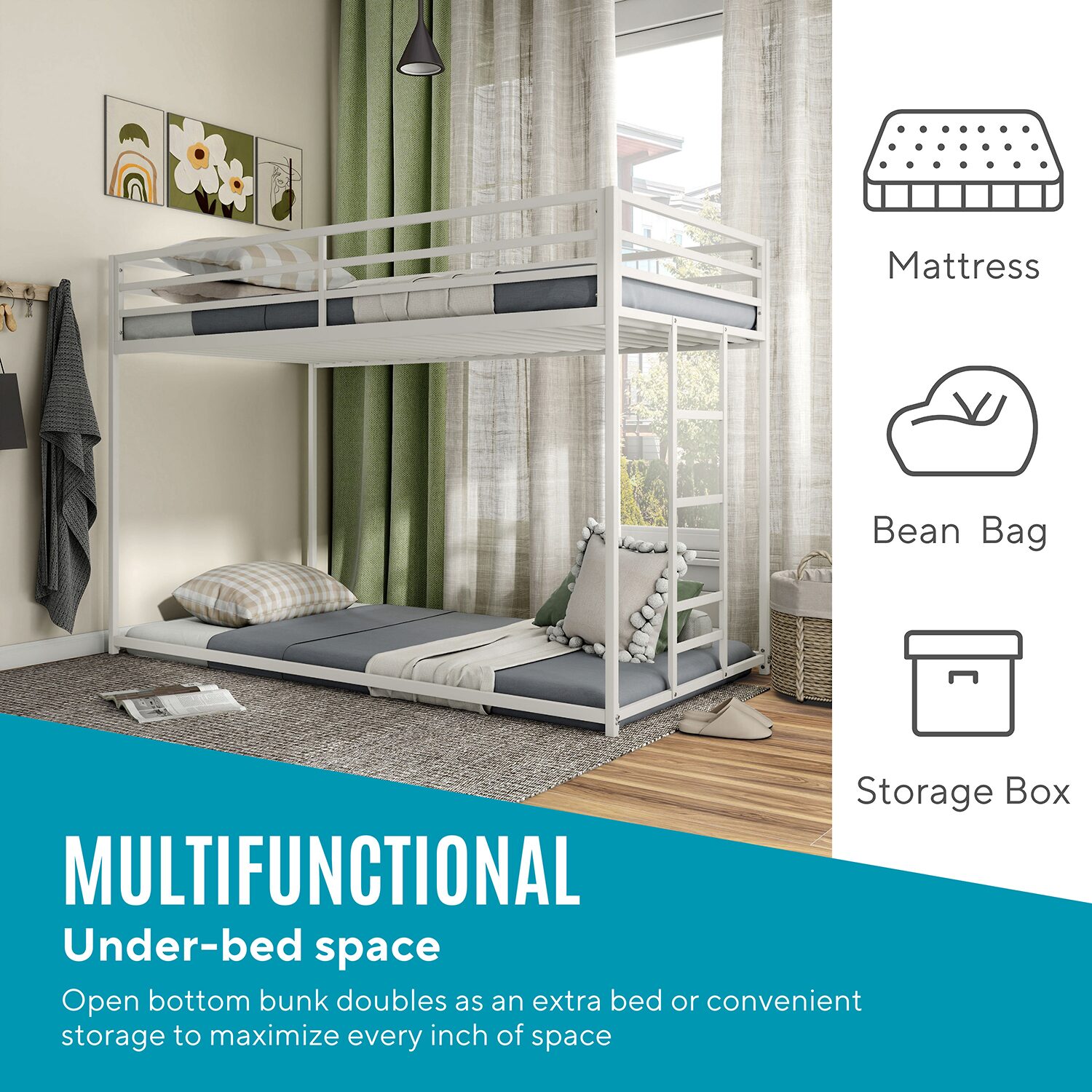 Furniture of America™ Underbed Storage Bunk Bed