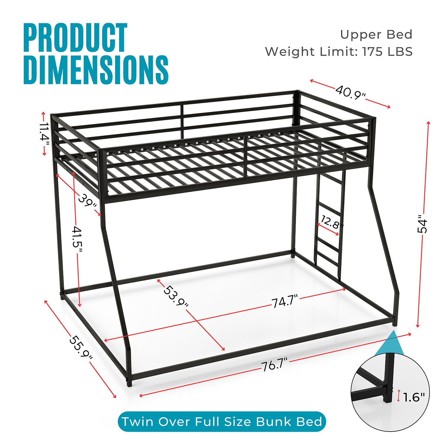 Furniture of America™ Porter Bunk Bed
