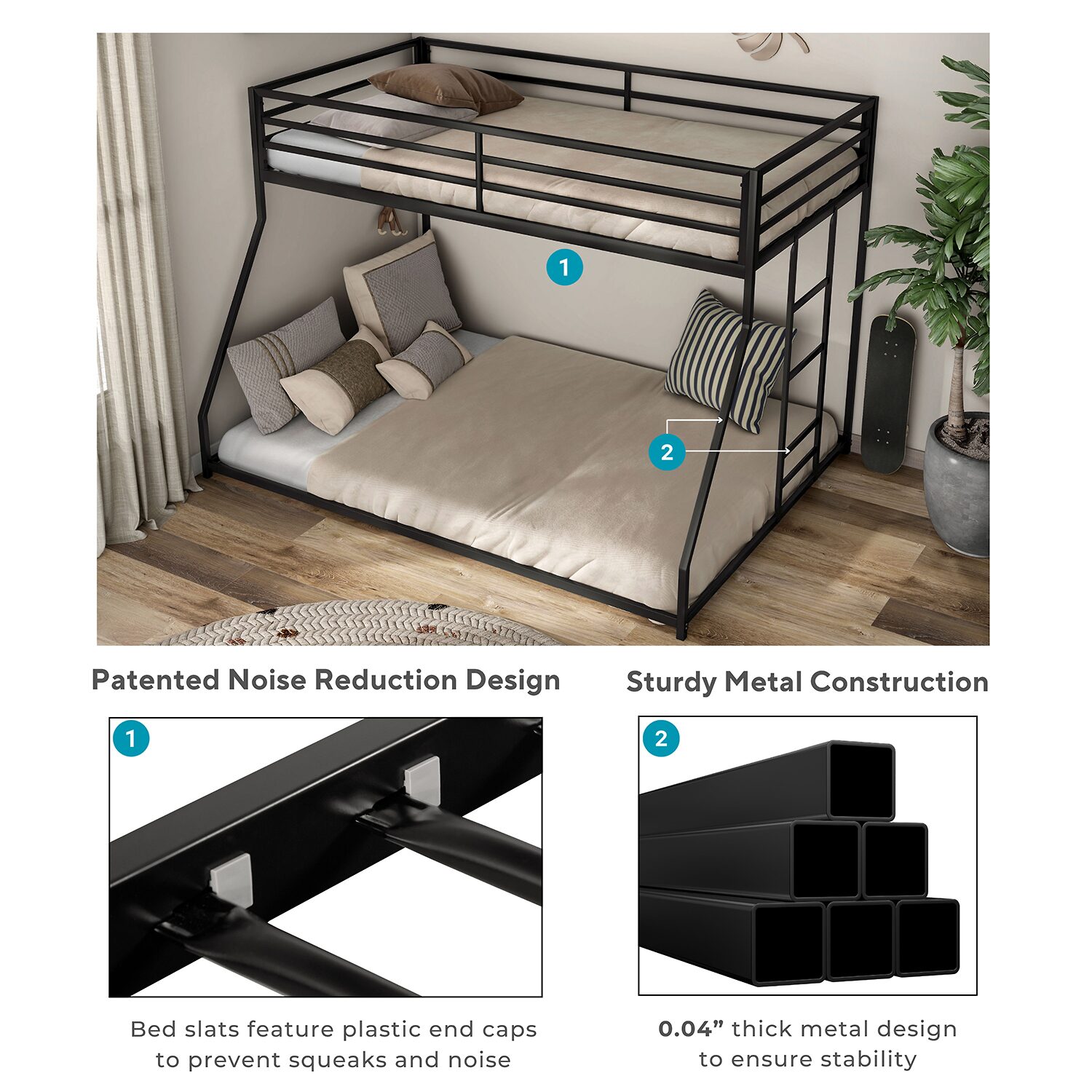Furniture of America™ Porter Bunk Bed