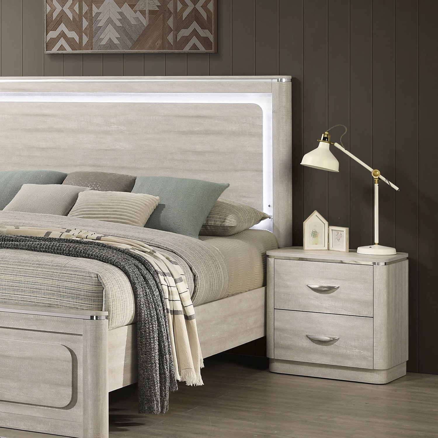 Furniture of America™ Manit 2-Drawer Nightstand