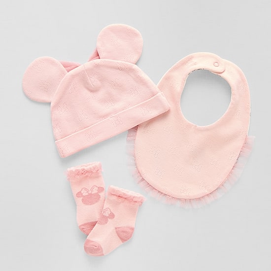 Disney Baby Girls 3-pc. Minnie Mouse Baby Gift Set