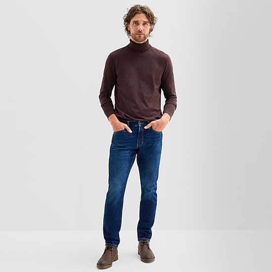 mutual weave Mens Long Sleeve Regular Fit Turtleneck