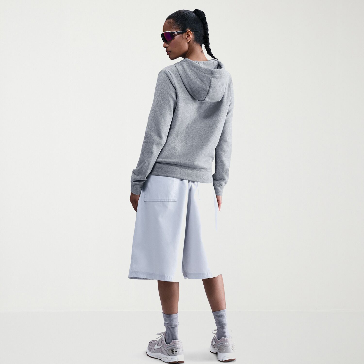 Nike Womens Long Sleeve Fleece Zipper Active Hoodie