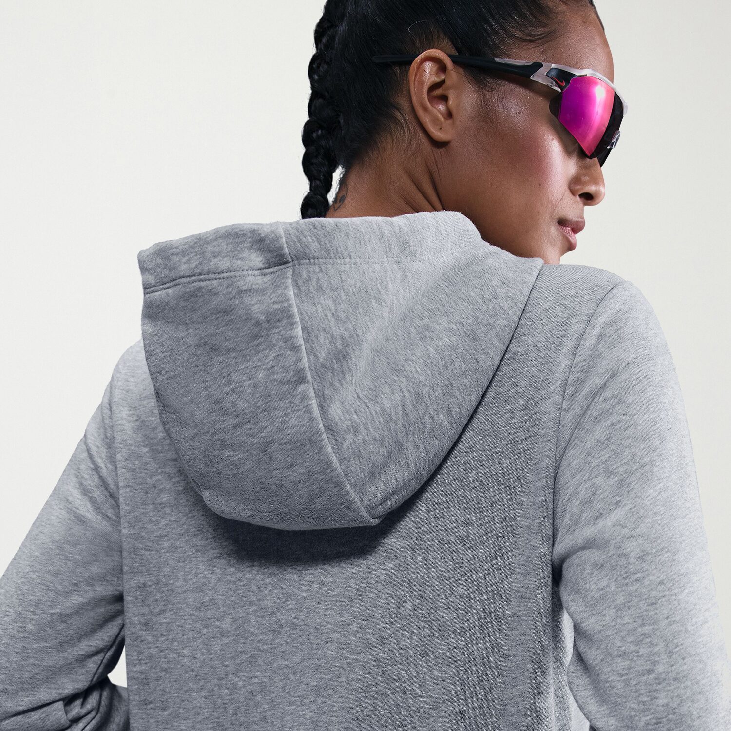 Nike Womens Long Sleeve Fleece Zipper Active Hoodie