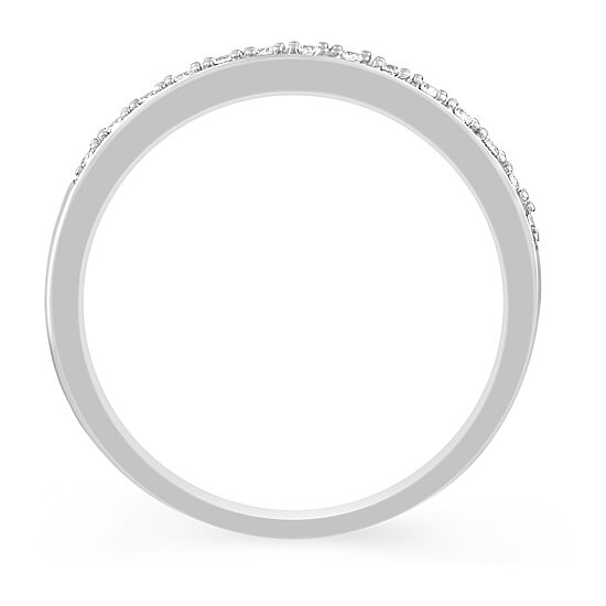 Mens 1/8 CT. T.W. Natural Diamond 10K Gold Band