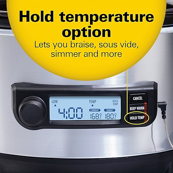 Hamilton Beach® Advanced Temp Tracker™ Slow Cooker