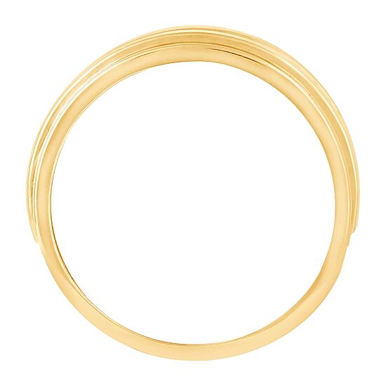 Mens 1/10 CT. T.W. Natural Diamond 10K Gold Band