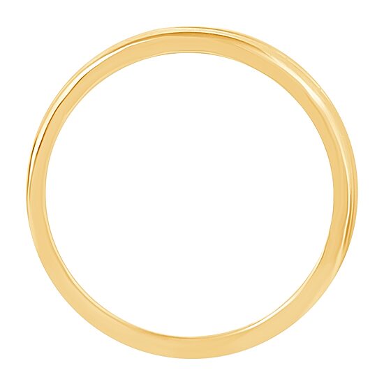 Mens 1/8 CT. T.W. Natural Diamond 10K Gold Wedding Band