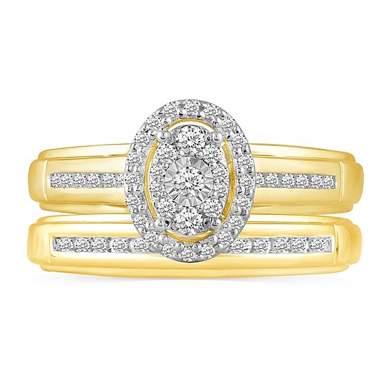 Womens 1/3 CT. T.W. Natural Diamond 10K Gold Band