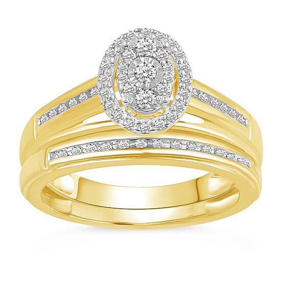 Womens 1/3 CT. T.W. Natural Diamond 10K Gold Band