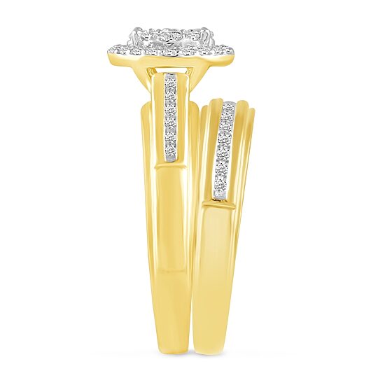 Womens 1/3 CT. T.W. Natural Diamond 10K Gold Band