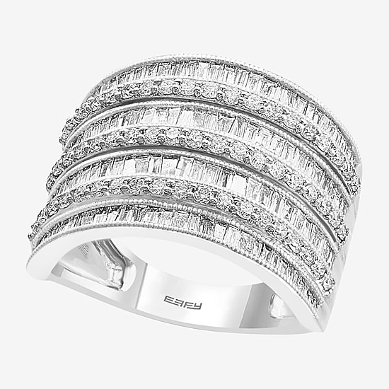 Effy Final Call Womens 1 1/2 CT. T.W. Natural Diamond 14K Gold Band