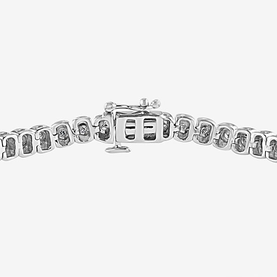 Effy Final Call Womens 1/2 CT. T.W. Natural Diamond Sterling Silver 7 Inch Tennis Bracelet