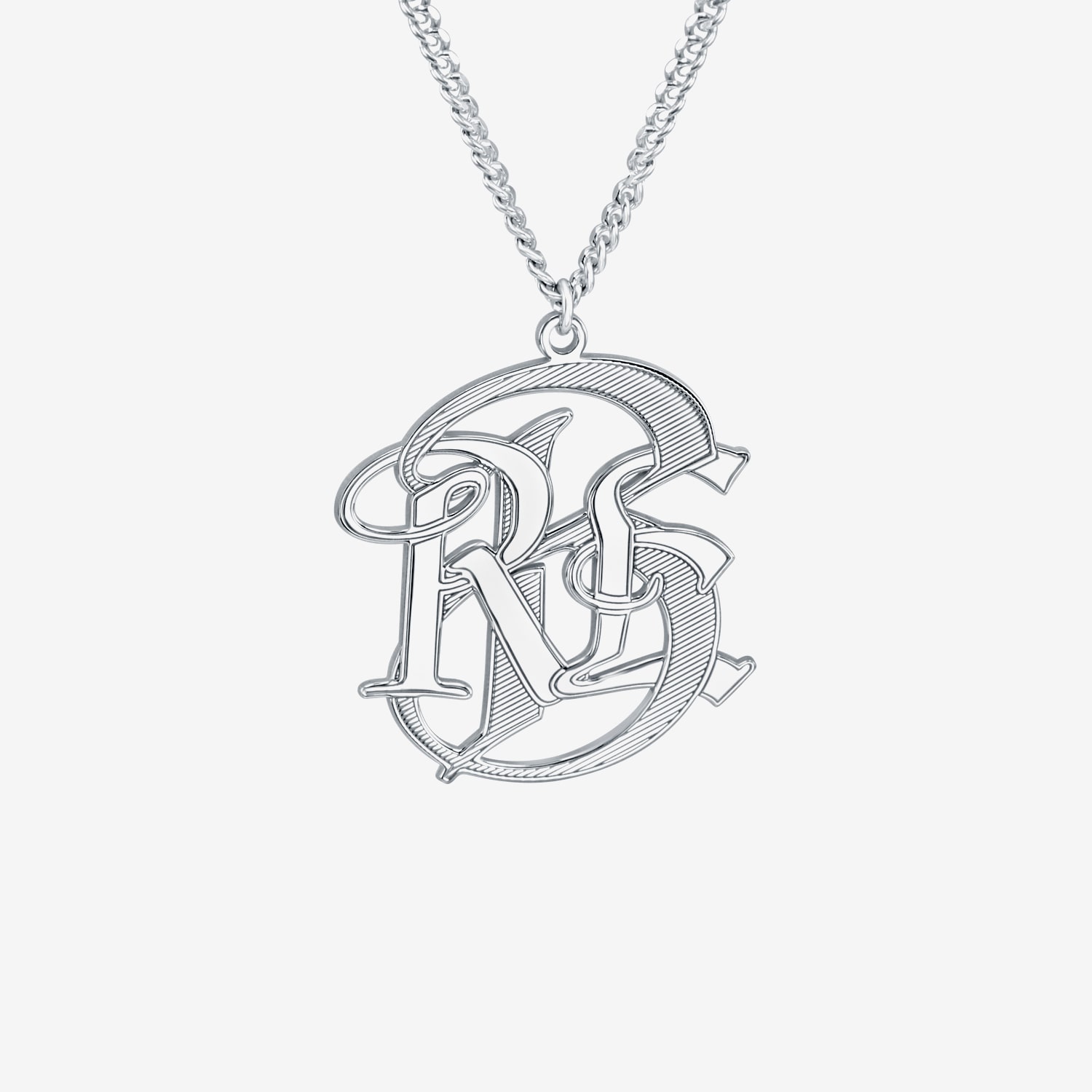 Unisex Adult Sterling Silver 20 Inch Pendant Necklace