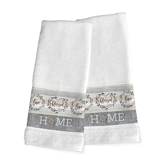 Laural Home Loving 2-pc. Hand Towel