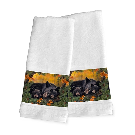 Laural Home Warm Cozy Bears 2-pc. Hand Towel