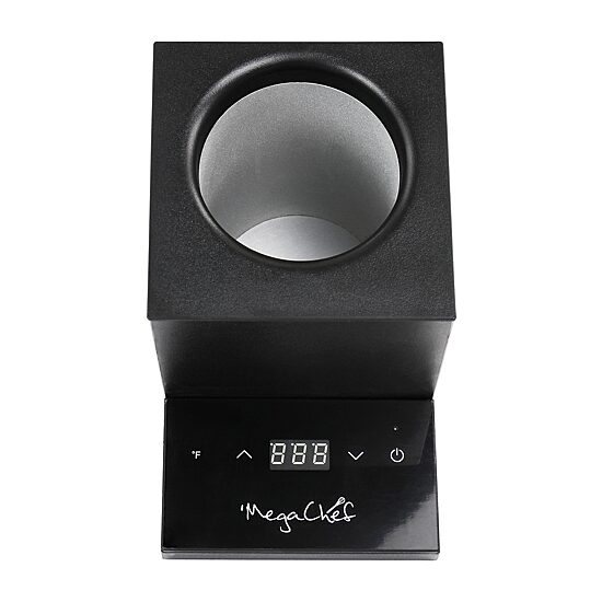 MegaChef Electric Wine Chiller with Digital Display in Black