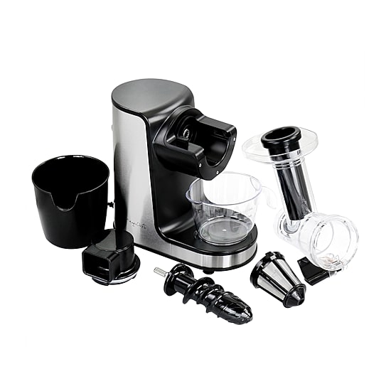 MegaChef Masticating Slow Juicer Extractor with Reverse Function, Cold Press Juicer Machine with Quiet Motor