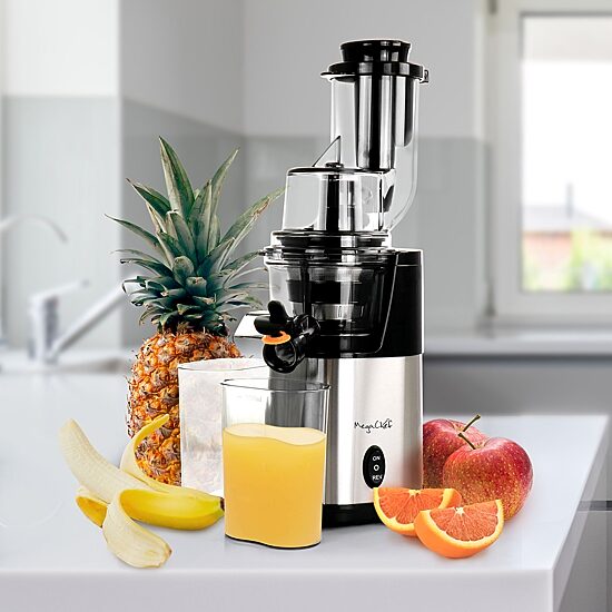 MegaChef Pro Stainless Steel Slow Juicer