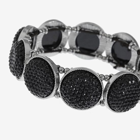 Mixit Womens Black Stretch Bracelet