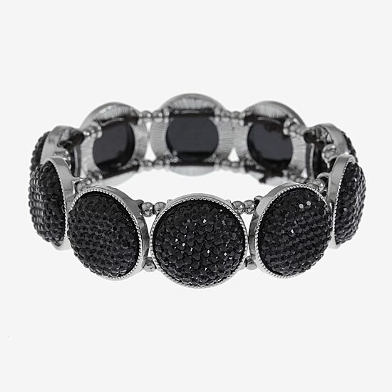Mixit Womens Black Stretch Bracelet