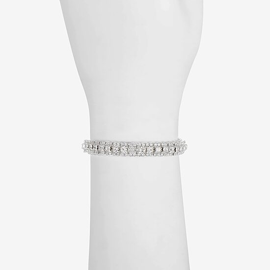 Monet Jewelry Timeless Silver Tone Coil Womens Bangle Bracelet