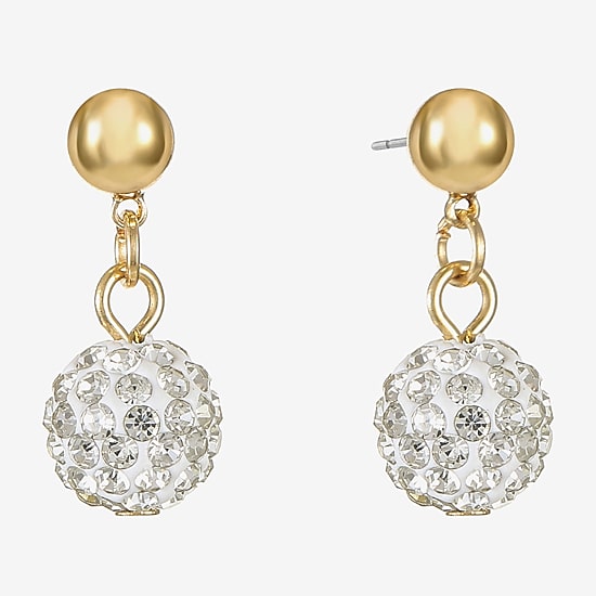 Monet Jewelry Womens Ball Hypoallergenic Drop Earrings
