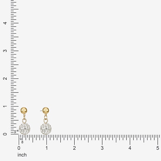 Monet Jewelry Womens Ball Hypoallergenic Drop Earrings