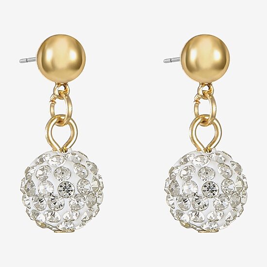 Monet Jewelry Womens Ball Hypoallergenic Drop Earrings