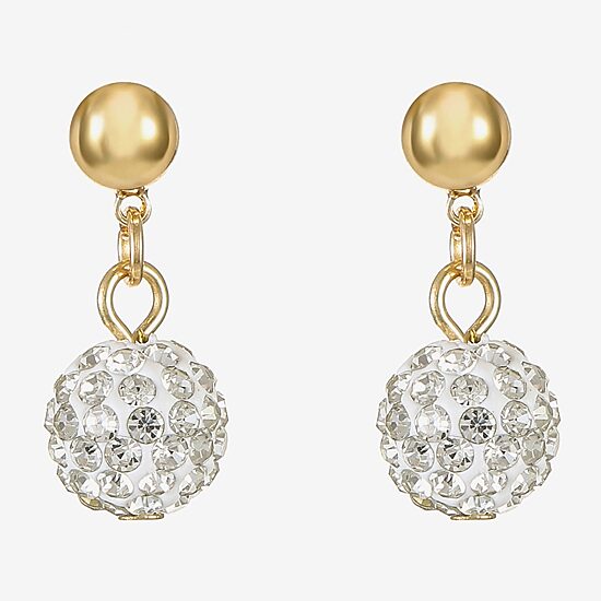 Monet Jewelry Womens Ball Hypoallergenic Drop Earrings