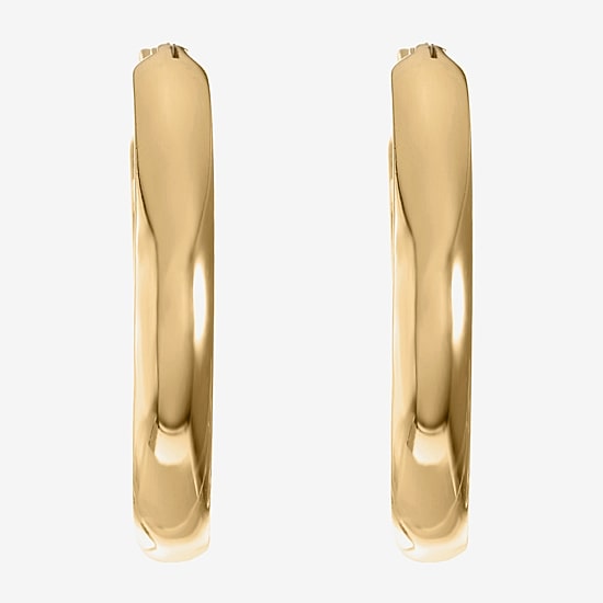 Monet® Gold-Tone Medium Hoop Earrings