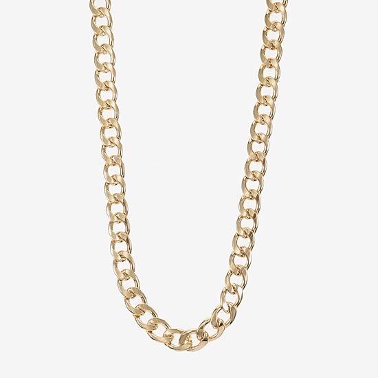 Monet® Gold-Tone Curb Link Collar Necklace