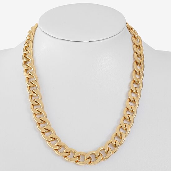 Monet® Gold-Tone Curb Link Collar Necklace