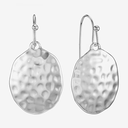 Silver Reflections Pure Silver Over Brass Pear Drop Earrings