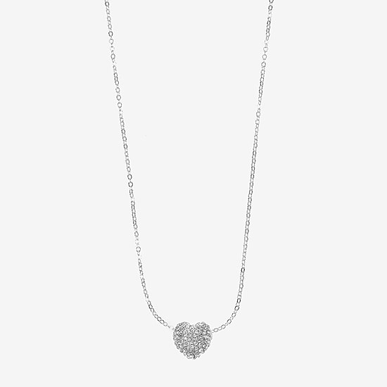 Monet Jewelry Timeless Silver Tone Womens 18 Inch Pendant Necklace