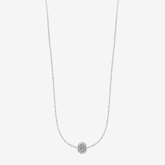 Monet Jewelry Timeless Silver Tone Womens 18 Inch Pendant Necklace