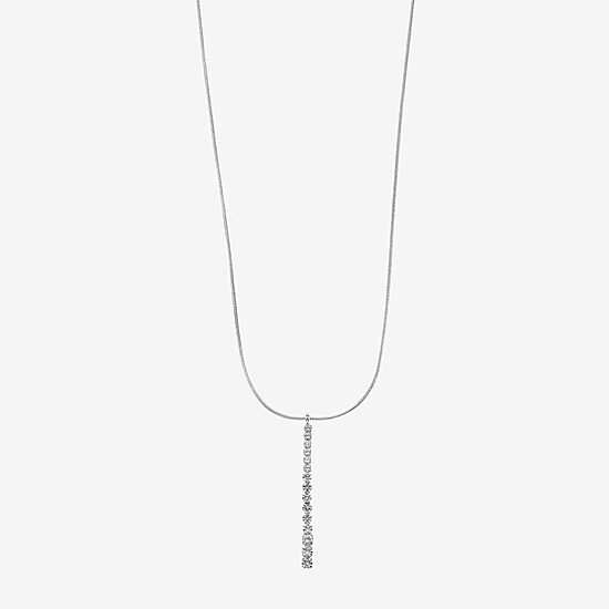 Monet Jewelry Timeless Silver Tone Womens 17 Inch Pendant Necklace