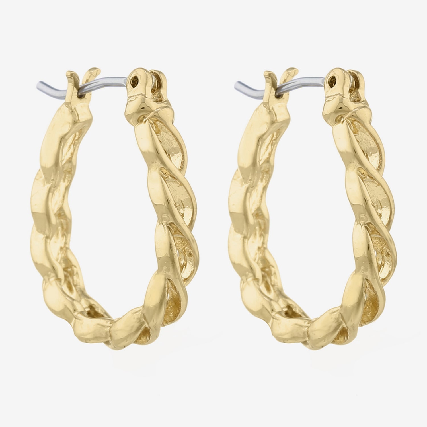 Liz Claiborne Womens 20.1mm Hypoallergenic Hoop Earrings