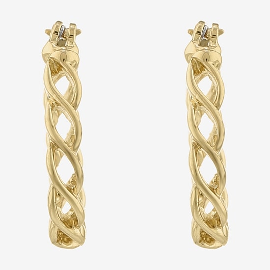 Liz Claiborne Womens 20.1mm Hypoallergenic Hoop Earrings