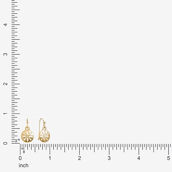 Liz Claiborne® Round Drop Earrings