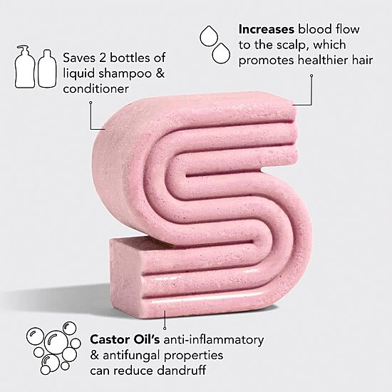 Kitsch Castor Oil Nourishing Shampoo Bar