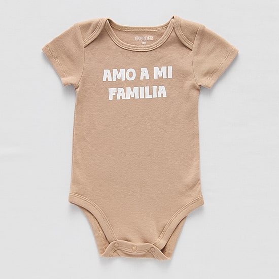 Okie Dokie Baby Unisex Round Neck Short Sleeve Rib Bodysuit