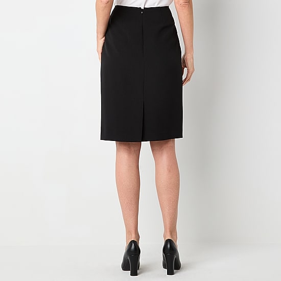 Black Label by Evan-Picone Womens Suit Skirt