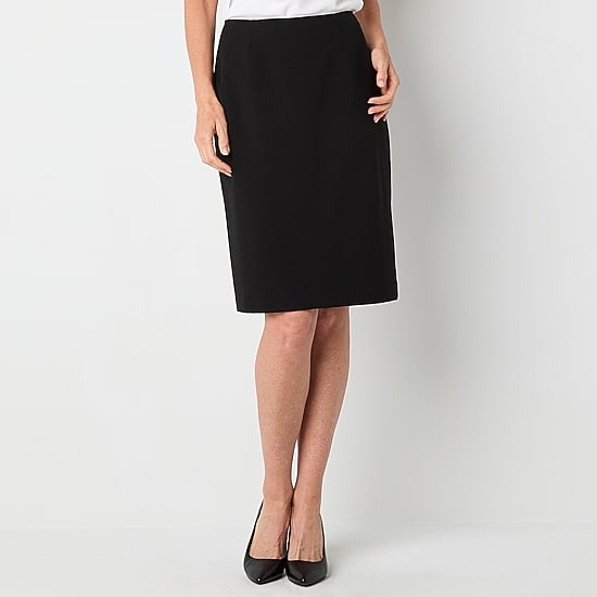 Black Label by Evan-Picone Womens Suit Skirt
