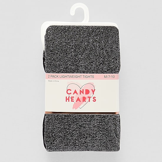 Candy Hearts Little & Big Kid Girls 2-pc. Tights