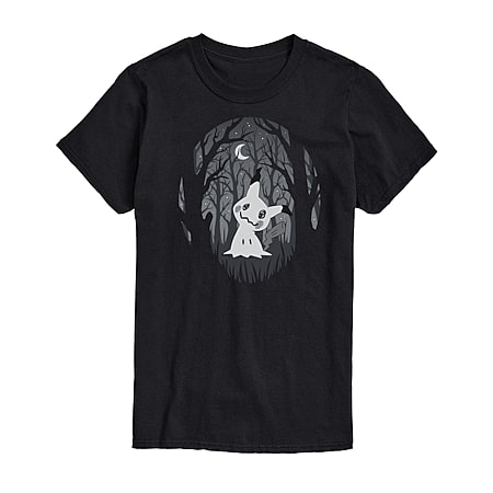 Mens Short Sleeve Pokemon Halloween Graphic T-Shirt, Color: Orange