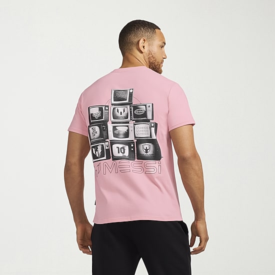 MESSI Collection Mens Crew Neck Short Sleeve Regular Fit Graphic T-Shirt