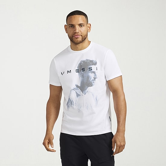 MESSI Collection Mens Crew Neck Short Sleeve Regular Fit Graphic T-Shirt