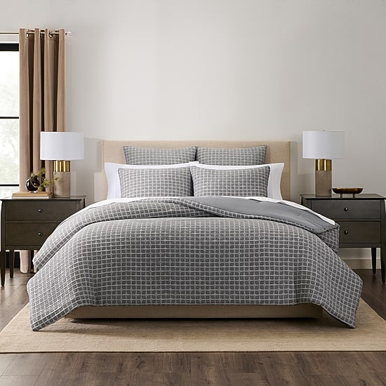 Fieldcrest Turnin Geo 3-pc. Comforter Set
