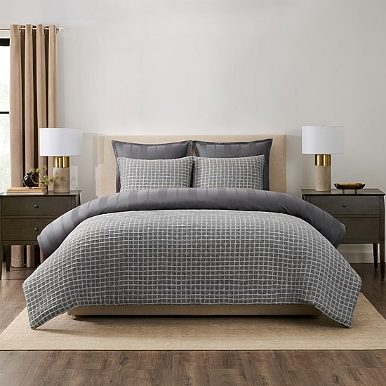 Fieldcrest Turnin Geo 3-pc. Comforter Set